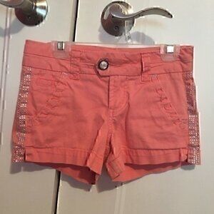 BKE Girls size 12  bling shorts